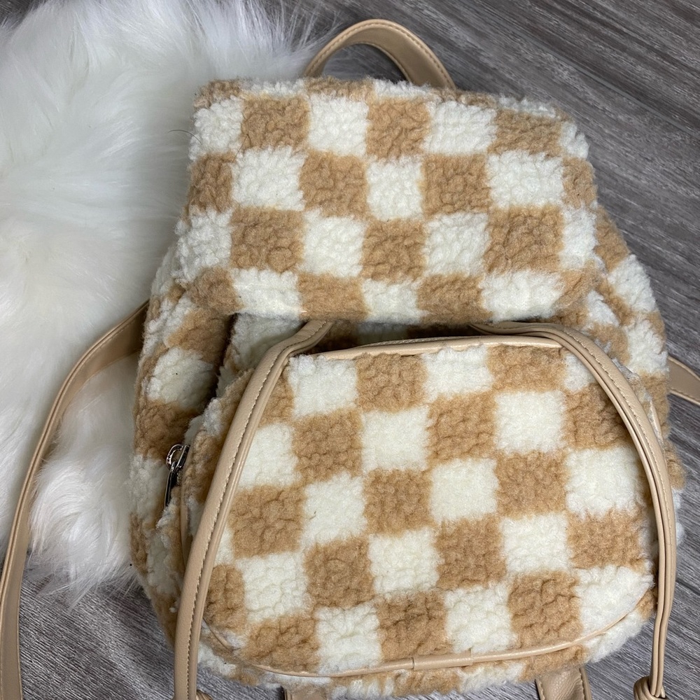 Wild Fable | Checkered Mini Backpack